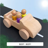 Load image into Gallery viewer, My Felt Story Wooden Peg Doll Car