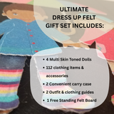 Load image into Gallery viewer, The Ultimate Dress Up Felt Gift Set, with Feltboard
