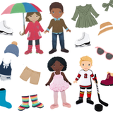 Load image into Gallery viewer, The Ultimate Dress Up Felt Gift Set, with Feltboard