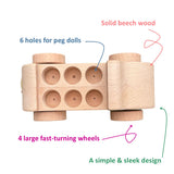 Load image into Gallery viewer, My Felt Story Wooden Peg Doll Car