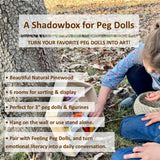 Load image into Gallery viewer, Peg Doll Shadow Box/House