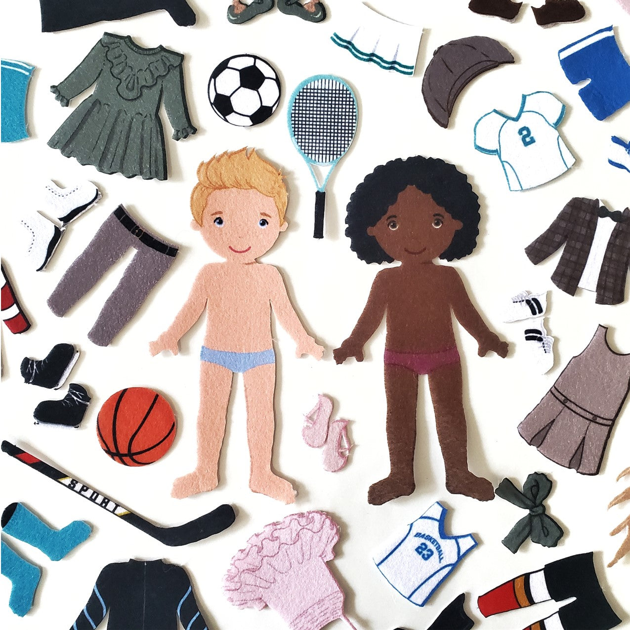 My Felt Story - Dress Me Up for Activities Felt Dolls My Felt Story - Dress Me Up for Activities Felt Dolls